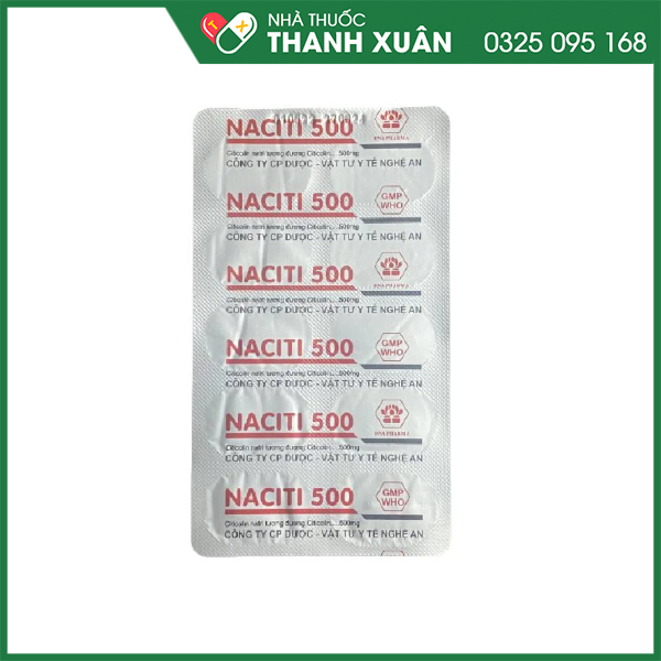 Naciti 500mg điều trị suy giảm nhận thức ở người lớn tuổi